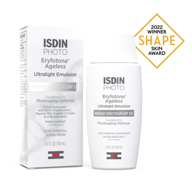 ISDIN PHOTO ERYFOTONA AGELESS ULTRALIGHT EMULSION - SPF – SOLE Y LUNA ...